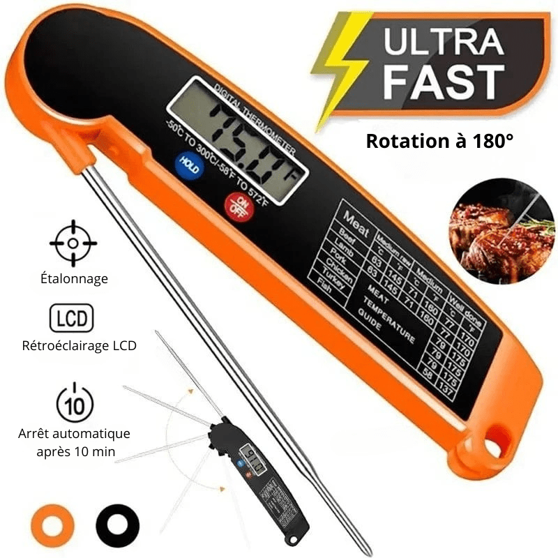High Tech France Thermomètre pour cuisiner