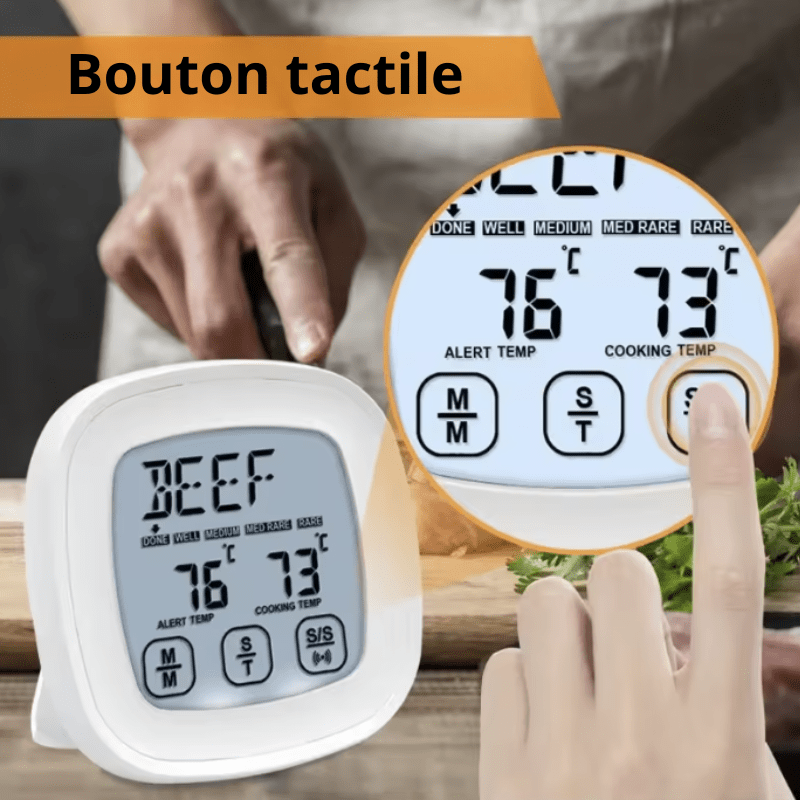 High Tech France Thermomètre professionnel cuisine