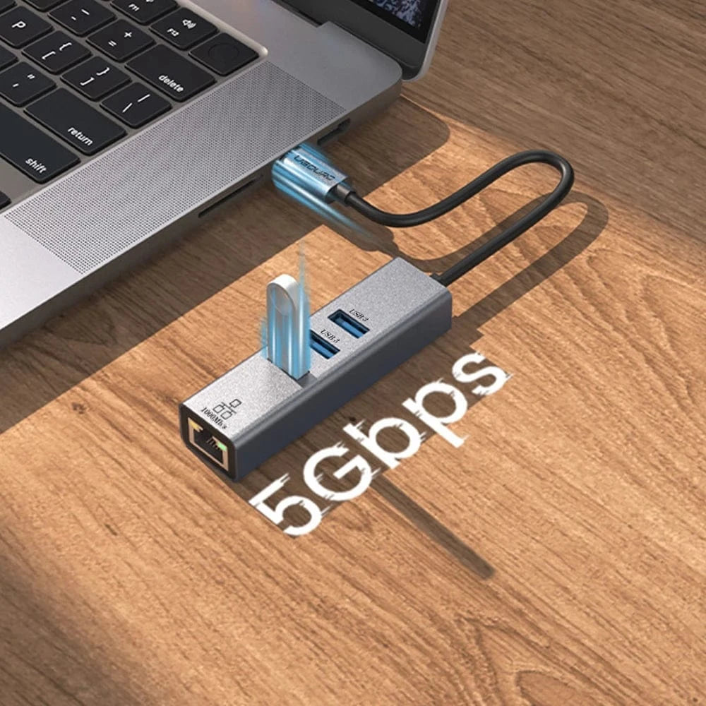 High Tech France USB C ethernet hub