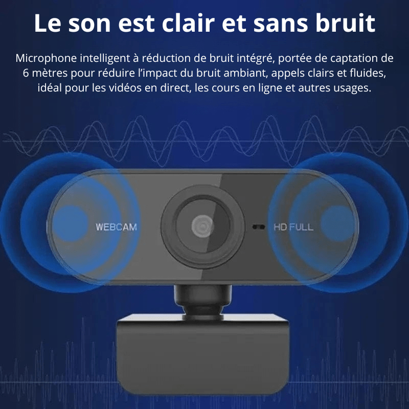 High Tech France Webcam HD pour PC