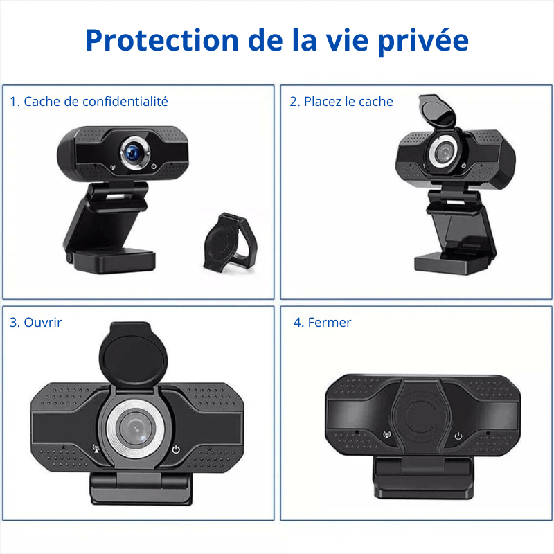 High Tech France Webcam PC portable HD